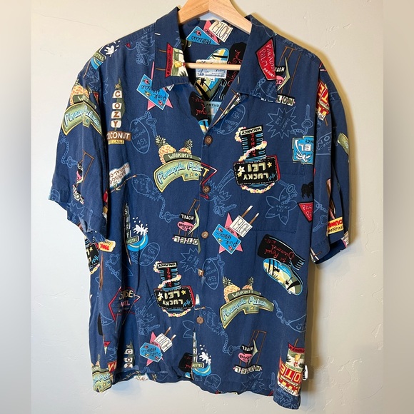 Toes on the Nose Other - Vintage Toes on the Nose Hawaiian Shirt Surf Aloha Short Sleeve Button Down
